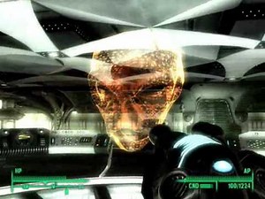 Alien leader gives a speech - Fallout 3: Mothership Zeta