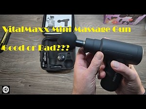 New in Lidl - VItalMaxx Power Plus Mini Massage Gun - Unboxing and testing