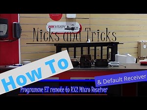 Need help adding an ET remote to ET RX2 micro Receiver