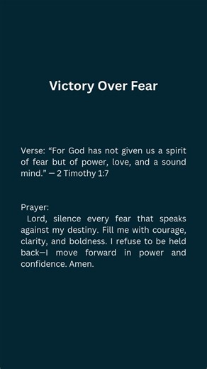Get Your Victory Over Fear | Bibleverse_Connect