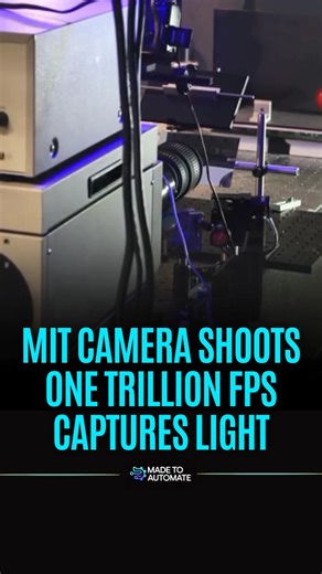 Made To Automate | Researchers at MIT have developed a revolutionary camera capable of recording at an astonishing rate of one trillion frames per second.... | Instagram