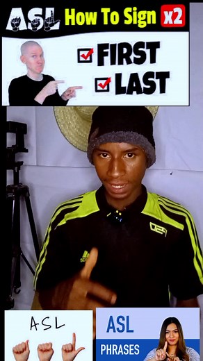 Learn to Sign 'First' in ASL Sign Language