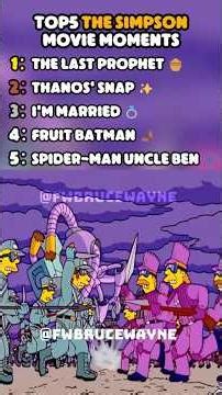 TOP 5 THE SIMPSON MOVIE MOMENTS!! #thesimpsons #simpsons