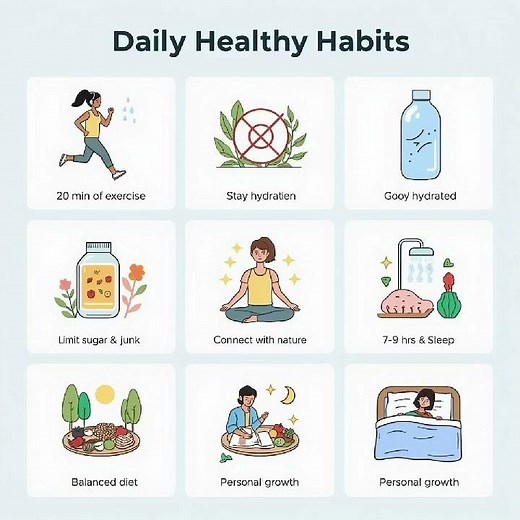 9 Daily Healthy Habits for a Better Lifestyle | Wellness Tips#viralshort