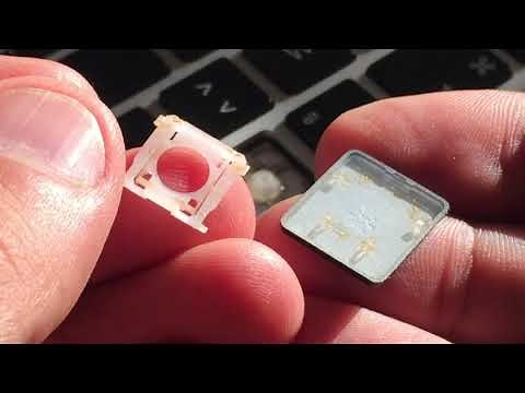 Disassemble and clean MacBook Pro / Air keyboard keys