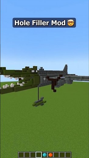 Minecraft Hole Filler Mod😲