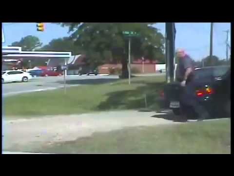 Dash cam footage of Dylann Roof's arrest