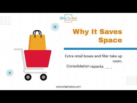 ShipToBox Consolidation Guide: Save Space by Combining Packages