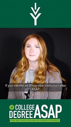 Turn your high school diploma into a two-year associate degree in just 11 months with Ivy Tech Community College's ASAP program! Supercharge your education journey and secure your spot at your dream four-year college. Our track record? 100% of our ASAP students make it to a four-year college. Get on the fast track today at ivytech.edu/asap/ 🎓🚀 | Ivy Tech Community College