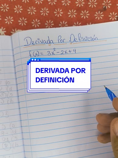 Derivadas por definición: Aprende con Jesús Martínez