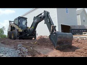 CAT BH130 Backhoe Attachment at Work