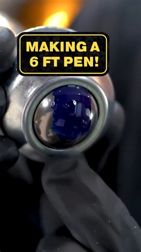 Making a 6 foot pen! | The King of Random