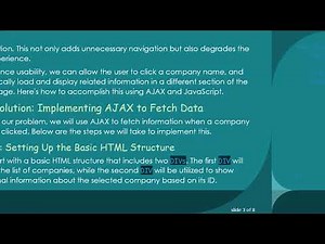 How to Parse Value from a DIV to Another DIV with AJAX or JavaScript