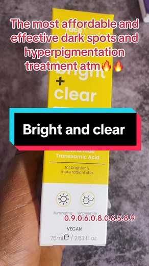 Bright and Clear Face Cream for Dark Spots and Hyperpigmentation