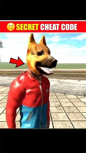 Animal mask 🎭 cheat code in Indian bike driving 3d #shorts