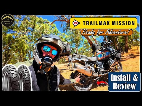 Dunlop Trailmax Mission - Install Test and Review - BMW GS Adventure
