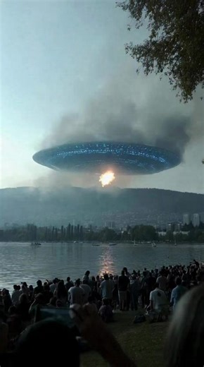 OVNI CAINDO NO LAGO: Mistério Extraterrestre Revelado