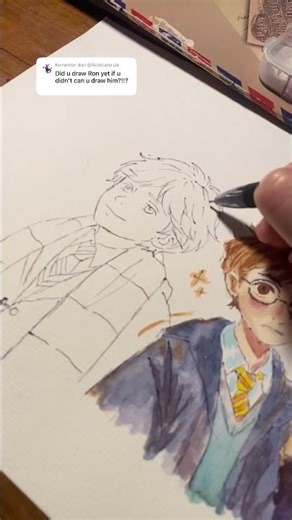 How to draw Cute Ron in Harry potter #ardrawing #art #harrypotter #ronweasley #drawingtutorial