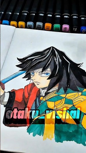 giyu tomioka drawing from infinity castle arc🌊 #infinitycastle #demonslayer #giyuutomioka