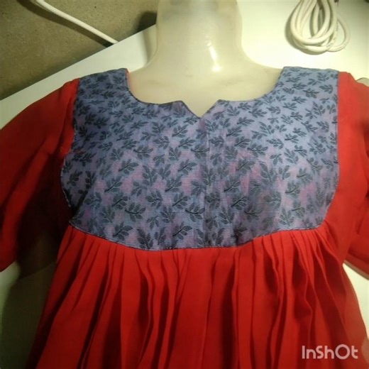 front pleated kurti#trendy kurti#models#my smart designs #fashion