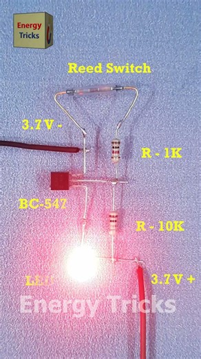 Amazing Magnetic Switch Circuit #shorts