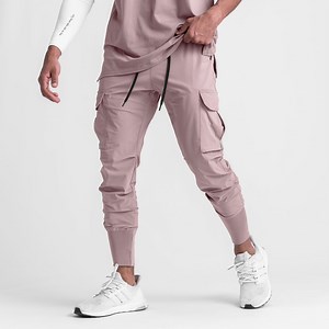 [Hot Item] Custom Fitness Sports Quick Drying Nylon Cargo Pants for Men