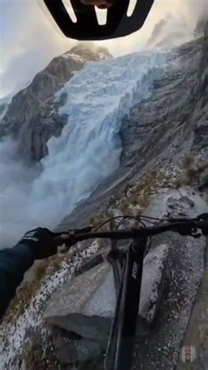 Ridge Run to Rescue — Avalanche Surprise #MountainBiking #POV #Adrenaline