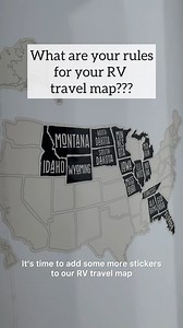 12K views · 137 reactions | Do you have a sticker travel map for your...