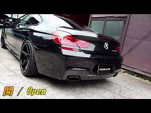 【可変マフラー】BMW 6シリーズ 650i F13 V8ツインターボ にワンオフ可変マフラーを取り付けさせて頂きました！ exhaust cutouts 【exhaust sound】