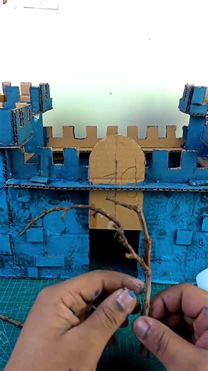 DIY Giant Castle Made Entirely from Cardboard Trash part 22 #diy #easyhouse #craftyhome