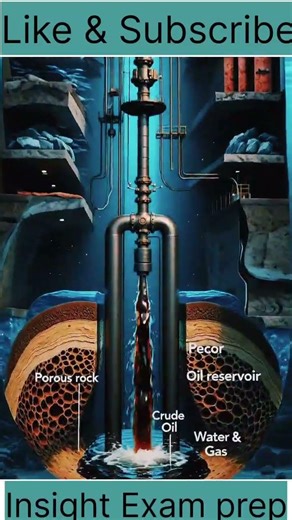 How Offshore Oil Drilling Really Works 🌊⛽#civilengineering #shortsfeed #shorts #insightexamprep #new