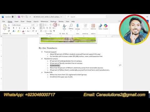 New Perspectives Word 365/2021 | Module 3: End of Module Project 2 | #WordModule3EndofModuleProject2