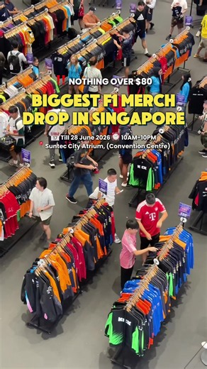 F1 Merchandise Sale Singapore — Official Picks Under $80