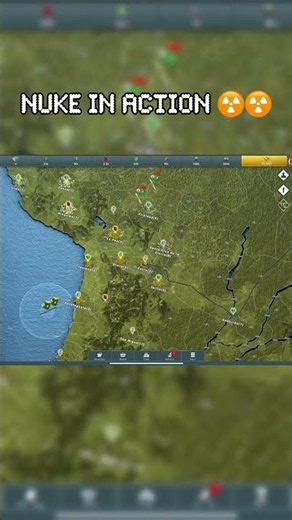 NUKE IN ACTION ☢️☢️ CONFLICT OF NATIONS: WW3