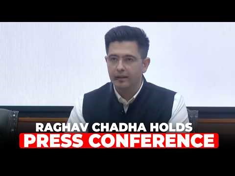 BJP leader & Rajya Sabha MP Raghav Chadha briefs press after Meeting with President Murmu |AAP