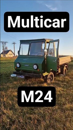 MULTICAR M24 FIRST START, RUNING, KIPER #automobile #ifa #multicar #veteran