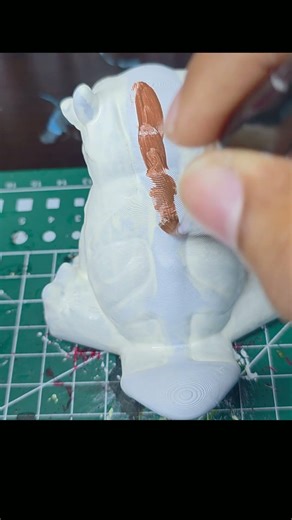 Adorable 3d printed & painted APPA from Avatar! #3dprinting