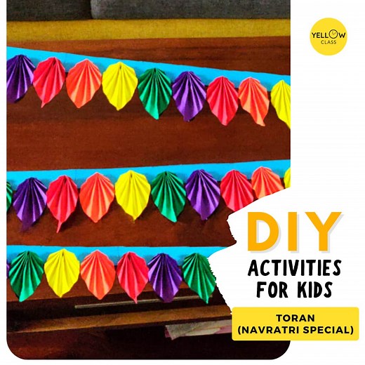 4.1K views · 121 reactions | DIY Activity For Kids—Toran making...