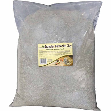 Granular Bentonite Clay for Pond Sealing - 45 pounds