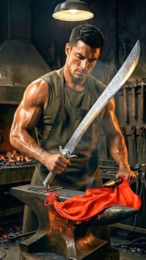 Dragon Curved Sword Forging – Elegant Blade Restoration