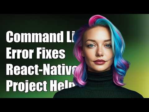 Command line error when creating react-native project