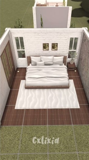 bloxburg summer bedroom build idea + inspo 🌊#shorts #bloxburg #bloxburgbuild #roblox #bloxburghouse
