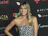 Renee Bargh attends the 7th AACTA International Awards Red carpet
