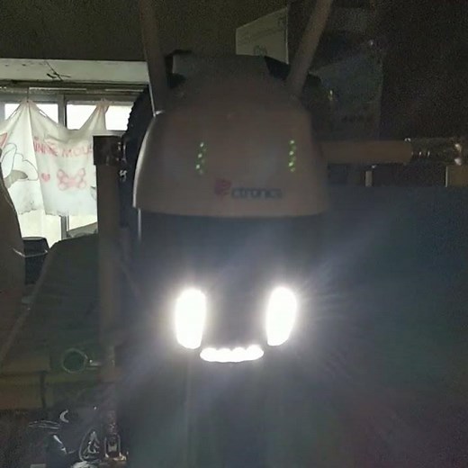 Ctronics製防犯カメラ自動発光＆警報