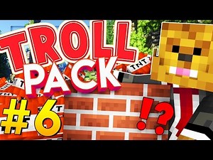 Minecraft TROLL PACK - INVISIBLE MAZE PRANK! #6 | JeromeASF