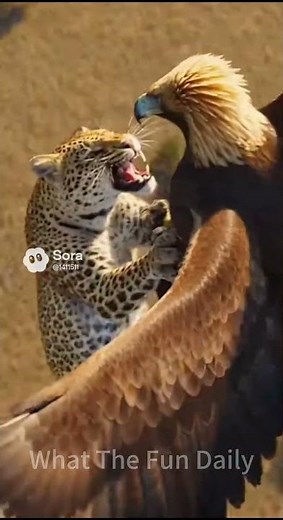 Puma’s Incredible Leap: Hunter vs. Prey: Eagle Plucked from the Air?
