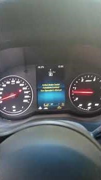 Active brake assist just turns off and wont turn on