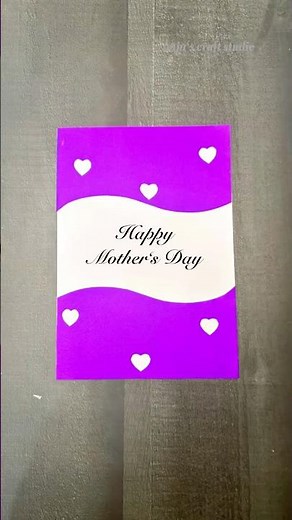 Easy mother‘s day greeting card | birthday card | anniversary card #diy #craft #papercraft #greeting