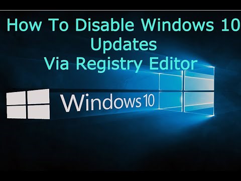 How To Disable Windows 10 Updates Via Registry Editor | Tips & Tricks