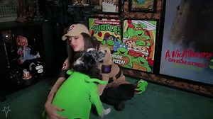 It's time for RUBIE'S GOODIES OF THE MONTH!!! with Rubie's Costume Co., Inc. and Rubie's Pet Shop Boutique This month's theme is #ghostbusters 💚All the costumes in the video are available at BuyCostumes.com 👻 🐶Luca and I got to play dress up together and it was awesome!!!! #CostumesByRubies #RubiesPetShop #BuyCostumes #DreamOfHalloween | Vamp
